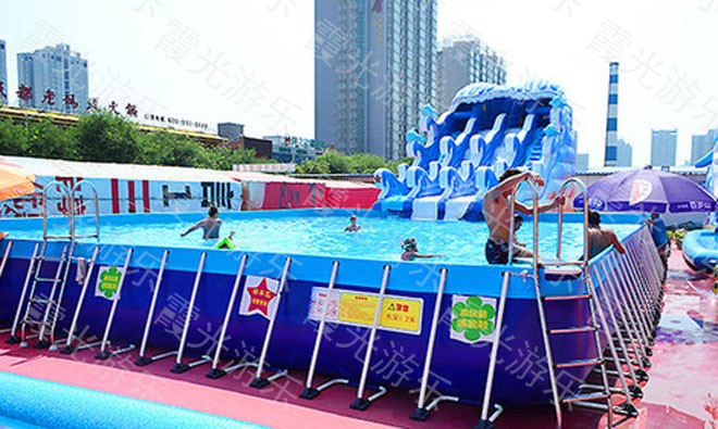 子长大型支架游泳池
